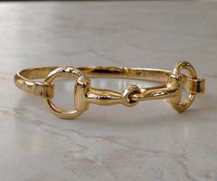 14K Gold Bit Bracelet