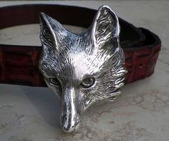 fox belt buckle
